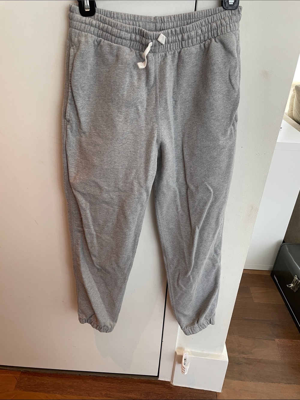 3 pairs of Hanna Andersson Gray Kids Drawstring Joggers